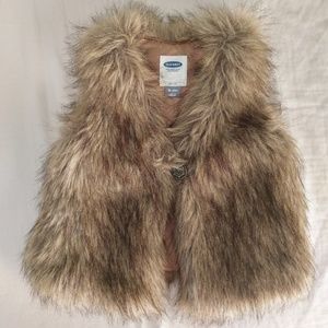 Old Navy fur vest